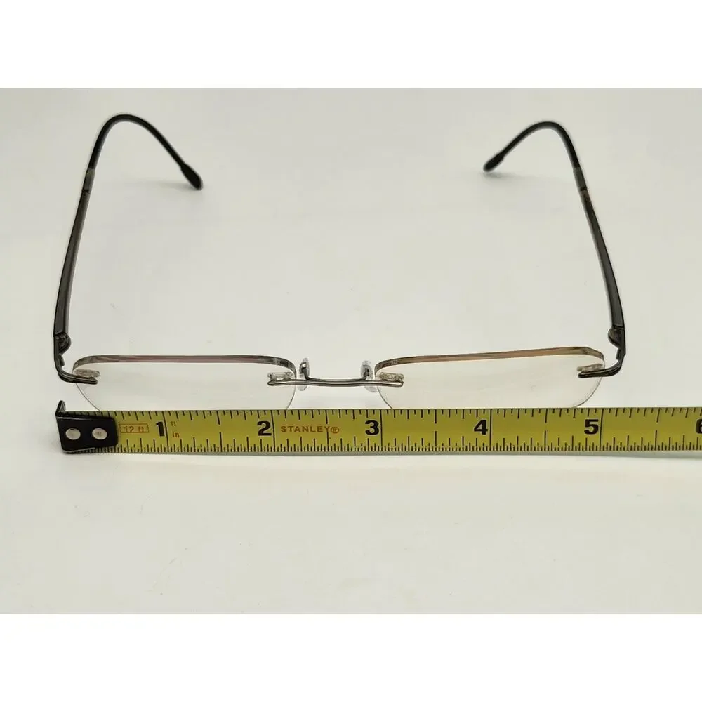 Silhouette? Minimal Art Rimless Brown Eyeglasses